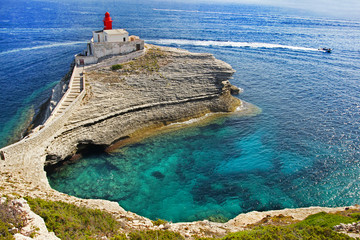 Phare de la Madonetta de Bonifacio en Corse-du-Sud