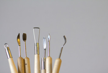 Tools for sculpting from polymer clay