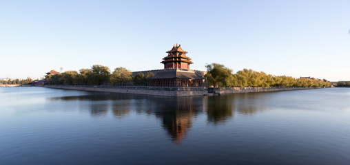 Corner Tower - The Forbidden City (Autumn - Pano)