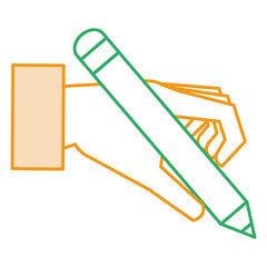 hand human writing icon