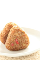 Japanese dried curry rice ball