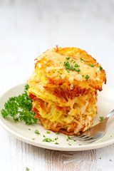 Fried potato pancakes