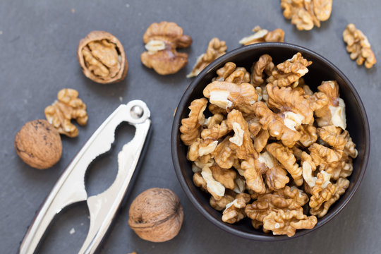 Walnuts In Bowl