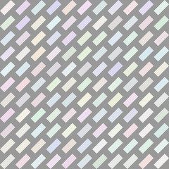 Abstract seamless background design cloth texture with rectangle elements. Creative vector endless fabric pattern with shapes of small rectangle. Simple soft graphic tile images for wallpaper.