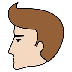 head profile man avatar character