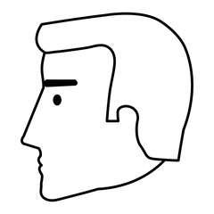 head profile man avatar character