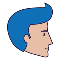 head profile man avatar character