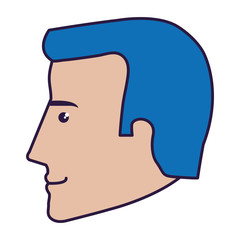 head profile man avatar character