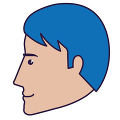 head profile man avatar character