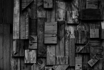 Black wood texture for background.Black crate wood texture