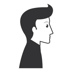 businessman profile avatar character