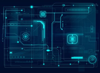 Abstract tech background