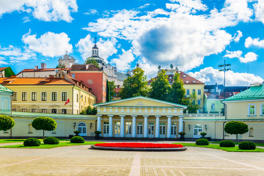 The Presidential Palace in Vilnius, the official residence of the President of Lithuania