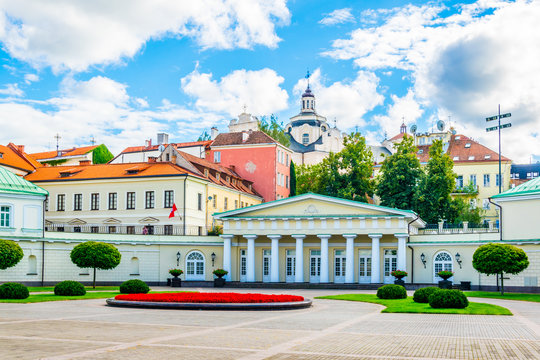 The Presidential Palace in Vilnius, the official residence of the President of Lithuania