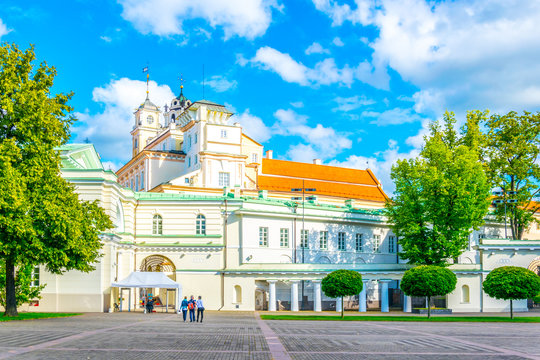 The Presidential Palace in Vilnius, the official residence of the President of Lithuania