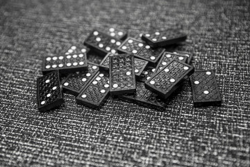pile of domino for game