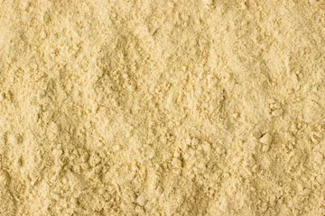 Crédence de cuisine en verre imprimé Herbes Powdered ginger spice as a background, natural seasoning texture