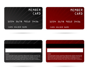 member card, business VIP card, design for privilege member,vector