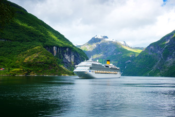 Breathtaking view of Sunnylvsfjorden fjord