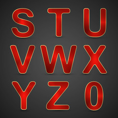 Vector Alphabet Set.