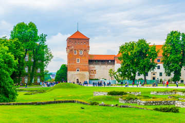the Wawel castle in Krakow/Cracow, Poland.