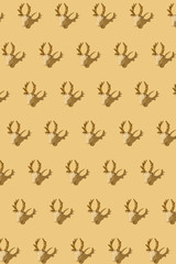 Fototapeta premium Deer repeated