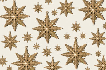 Snowflakes repeated background