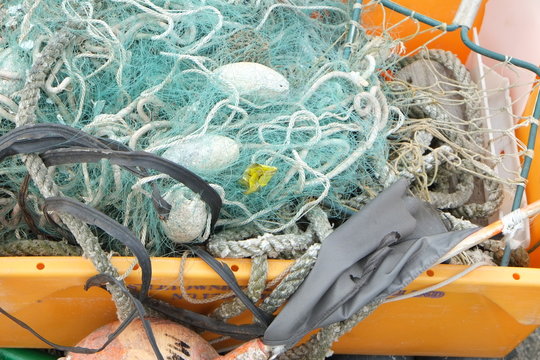 Netze eines Fischers