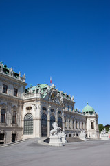 Fototapeta na wymiar Upper Belvedere Palace in Vienna