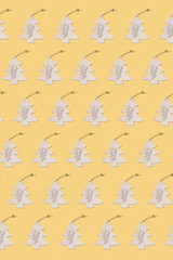 Christmas tree repeated pattern