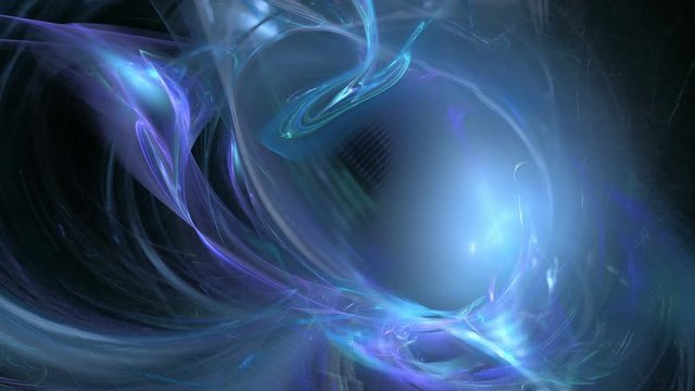 Blue swirly rotating abstract looping animation
