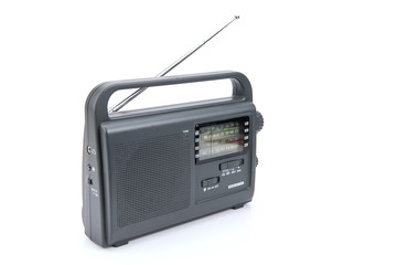 AM FM Radio isolated on white background