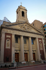 Fototapeta na wymiar St Andrews Roman Catholic Church in New York City, USA