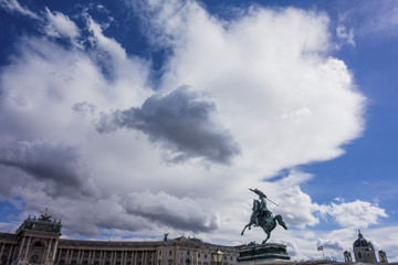 blue sky with clouds