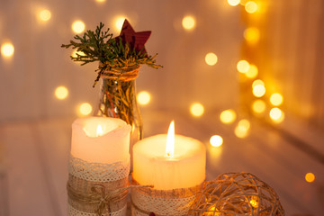 Christmas candles