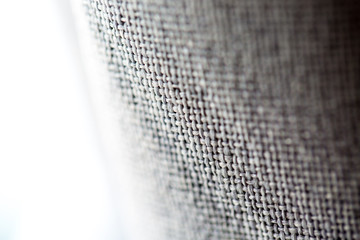 Close up  interlaced fabric texture