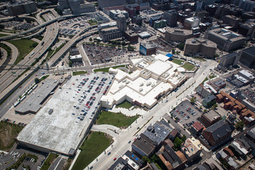 Aerial view of Casino in Downtown Cincinnati