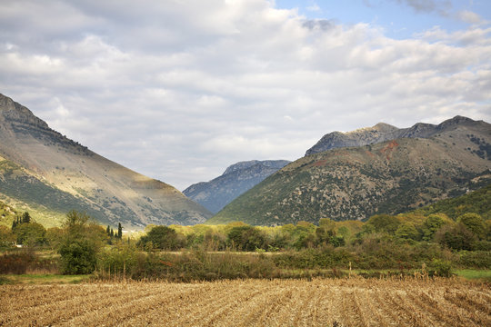 Mountains near Filiates. Greece