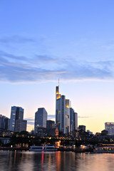 Fototapeta premium Frankfurt am Main Downtown Cityscape