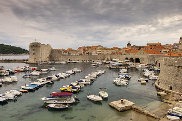 Dubrovnik old town pier, Croatia