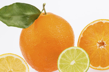 reflection of an orange