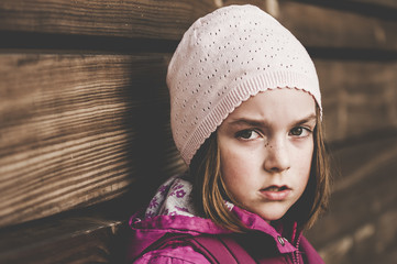 a portrait of a girl, look © Marcin