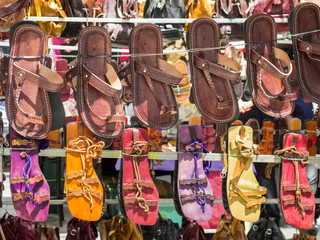 Naklejka premium The typical street market of the city of Madrid