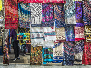The typical street market of the city of Madrid