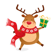 Christmas reindeer © Lazyart