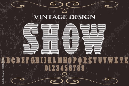 script handcrafted vector calligraphy font typeface vector labels