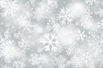 Fototapeta na wymiar Snowfall background