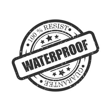 Waterproof black guarantee rubber stumps.