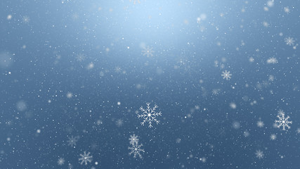 Winter and Snowflakes