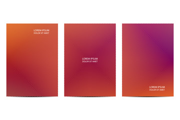 Naklejka premium Minimalne abstrakcyjne projekty okładek. Plakat z grafiką w tle. Ilustracji wektorowych